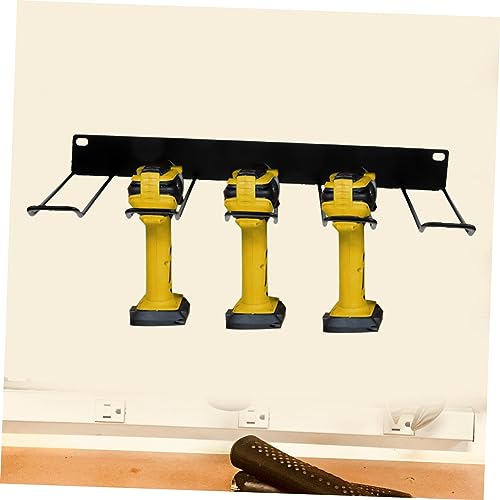 ABOOFAN Carbon Steel Storage Rack Garage Storage Rack Carbon Steel Tool Holder Black Wall Hanging Rack