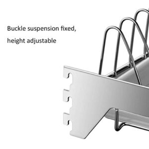 PLABCATNB Dish Rack,Kitchen Racks Drain Dish Rack Wall Mount Perforated Installation - 2 Layers / 3 Layers/3 Layers (2 Layers)