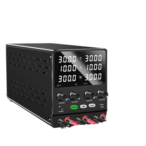 30V10A DC Dual-Channel Power Supply Adjustable Variable Multiple Output Regulated Series Parallel Connection 60V(SPS305-2KD 30V5A,110V)