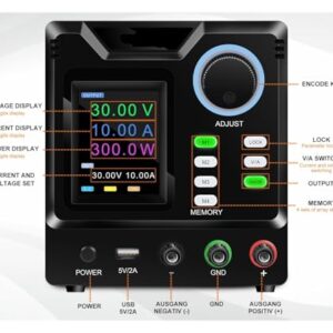 Adjustable DC Voltage Regulator Power Supply 30V 10A 60V 5A Switch 220V 110V RS232 Interface(30V5A 232port,220V)