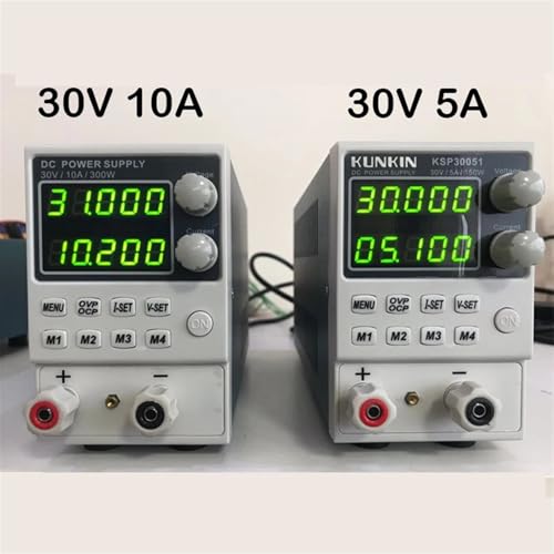 5 Bit High Precision DC Power Supply 150W 30V 5A,Voltage Current Protection, DC Regulated Power 30V 10A,Charging OVP OCP(30V 5A 150W,220V EU)