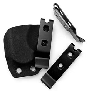 Fowspvzn Stainless Steel Scabbard Back Clip Belt Sheath Carrying Waist Clips Clips Grip Hook