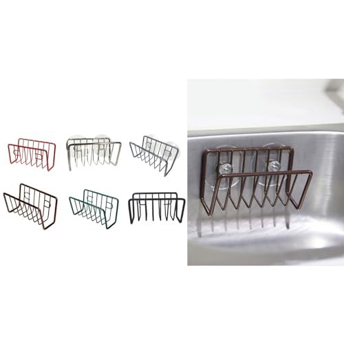 Qsvbeeqj Kitchen Sponge Drain Rack Hollow Multipurpose Draining Plate Rack Supplies for Dormitory Cosmetics Lotion Liquid Storage