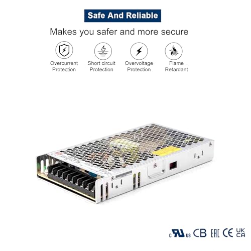 LRS-200-4.2 4.2V 40A 168W Industrial Power Supply, 90% High Efficiency, for Automation Machinery and Electrical Equipment