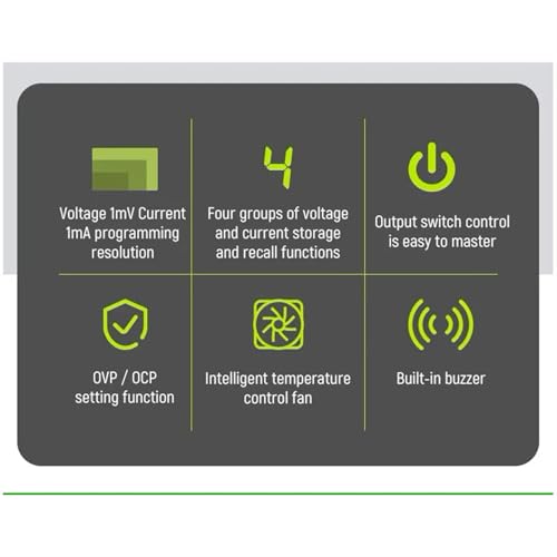 5 Bit High Precision DC Power Supply 150W 30V 5A,Voltage Current Protection, DC Regulated Power 30V 10A,Charging OVP OCP(30V 5A 150W,220V EU)