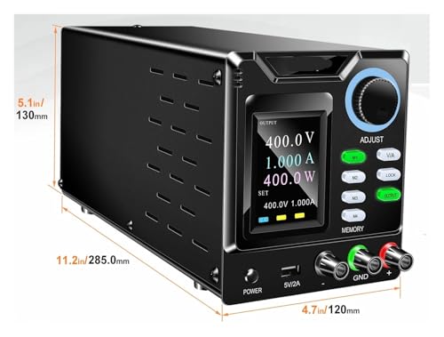 Programmable DC Switching Power Supply 1000V 1A 400V 600V 800V 500W 1000W Bench Power Supply(800V 1A-RS232,110V)