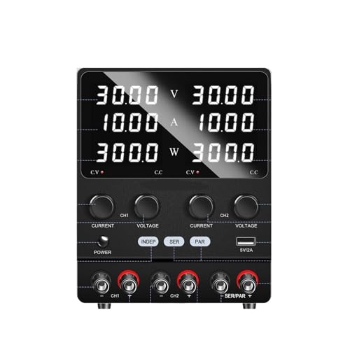 30V10A DC Dual-Channel Power Supply Adjustable Variable Multiple Output Regulated Series Parallel Connection 60V(SPS305-2KD 30V5A,110V)