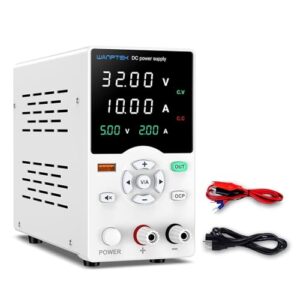 dc power supply, 30v 10a benchtop power supply with precise voltage and current setting buttons, with usb quick charge display(gc3010b,220v au plug)