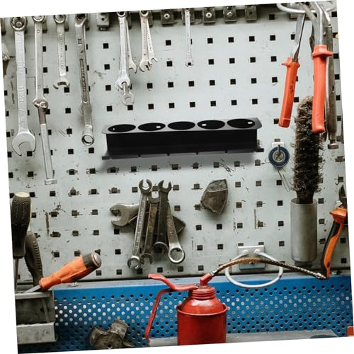 Outanaya 1 Set Floating Tool Shelf Tools Multifunctional Storage -mounted Storage Rack Metal Tool Storage Rack Home Tool Storage Holder Electric Drill Storage Shelf Black