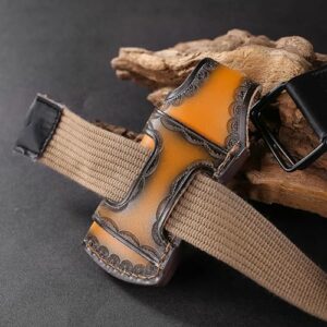 Straight Leather Sheath PU Holsters For Fixed Leather Sheath Waist Hanging