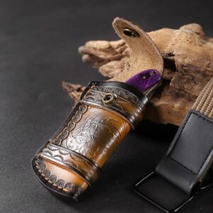 Straight Leather Sheath PU Holsters For Fixed Leather Sheath Waist Hanging