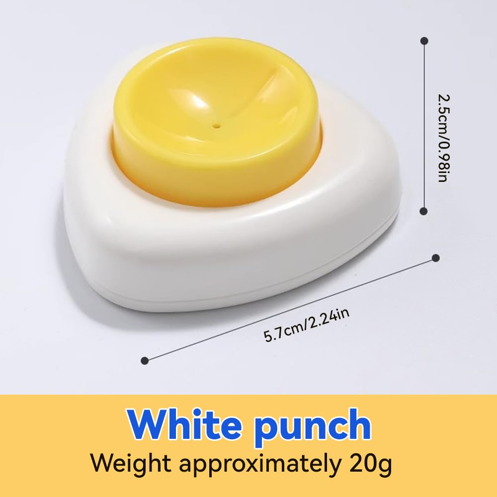 3 PCS Egg Punch, 2025 New Magnet Egg Piercer for Raw Eggs, Egg Poker for Hard Boiled Eggs, Easy Eggshell Peeler Remover Tool Egg Hole Puncher Pricker with Safety Lock Kitchen Gadgets (White*3)