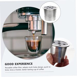 PAMINGONO Stainless Steel Coffee Coffee Filter Coffee Concentrate Coffee Machines Coffee Espresso Reusable Coffee Accessories for Coffee Lovers Tea Filter