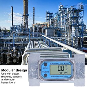 Flows Meter Electronic Digital Fuel Liquid Gas Oil Flowmeter 2in 2.3V‑3.3V LLW‑50 for Industrial Automation