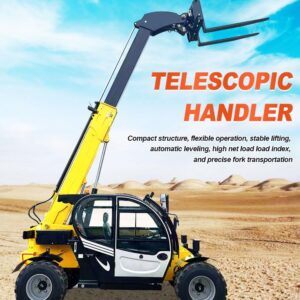 Compact Mini Telescopic Handler for Rough Terrain Operations Telescopic Crane, Portal Handler, Elevated Lift, Articulated Boom Lift, Heavy Lift, Material Handler