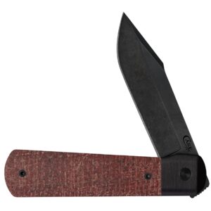 Case XX Knives Longhouse Liner Lock Dark Red Burlap Micarta 10769 CPM-20CV Pocket Knife