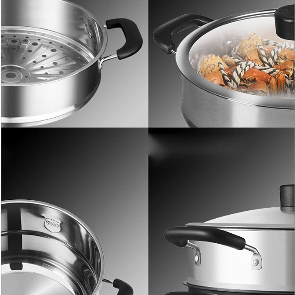 Household stainless steel steamer, steamed, fish, steamer, induction cooker, gas stove