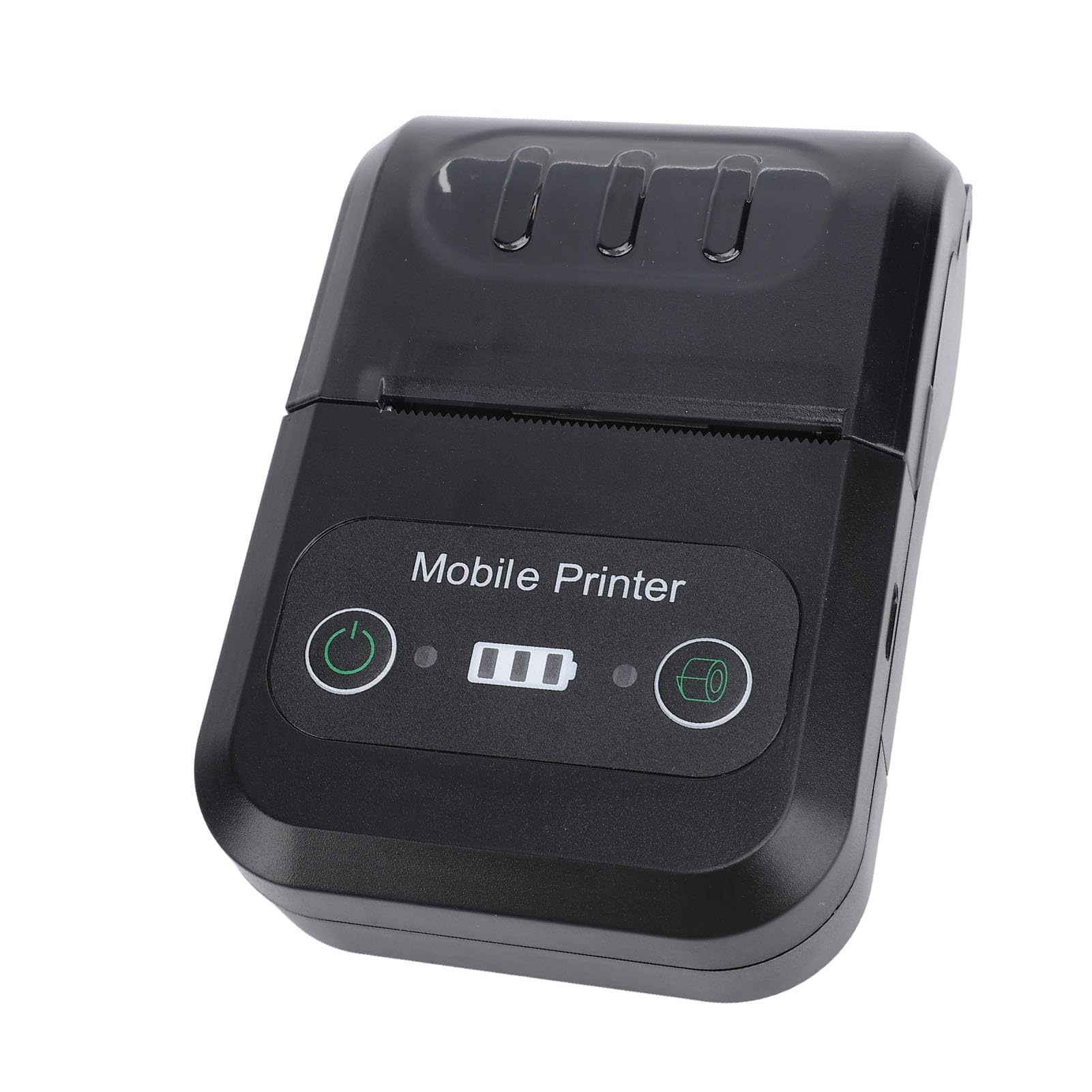 Thermal Receipt Printer, 58mm Portable Bill Paper Printer with for Android, Retail Store Restaurant Businesses, Roll and Folded Thermal Labels