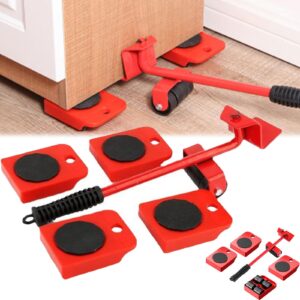 furniture lift mover tool set, cumuul mr hercules furniture mover, furniture movers with wheels, furniture moving tools - lifting and moving system, furniture lifters for heavy furniture (1 set)