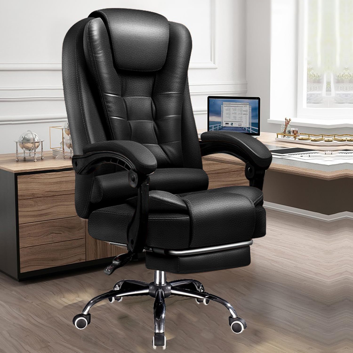 Home Computer Chairs Office Chairs Big and Tall Desk Chair Back Support Computer Desk Chair Ergonomic High Back Chair Executive Big and Tall Chair Suitable for Business Premises.