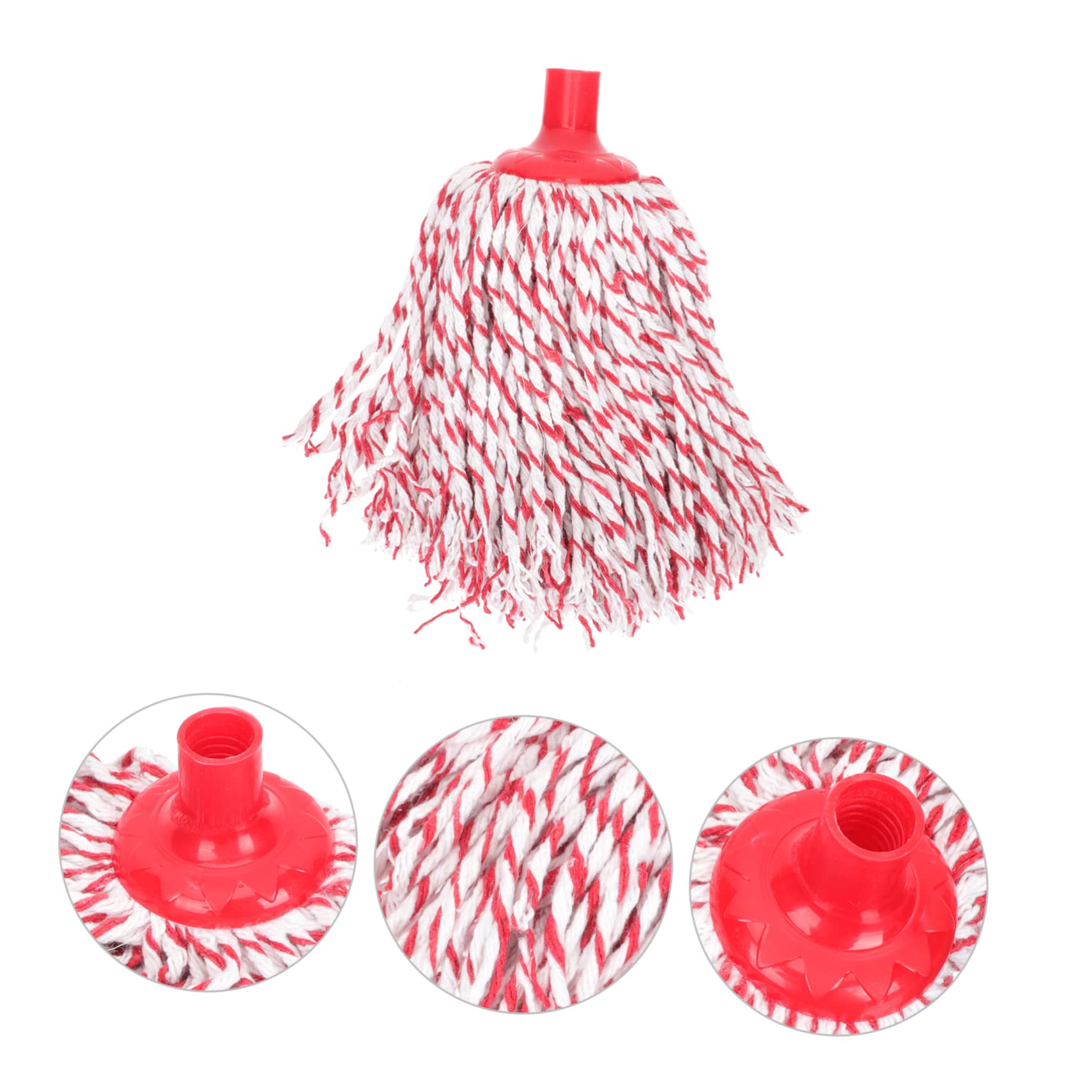 GETAJGHSD Household Mop Refill Industrial Cleaning Mop Heads Mop Replacement Heads Sponge Mops Toothpaste Dispenser Replacement Mop Head Mop Head Wet Dry Mop Head Moop Cloth