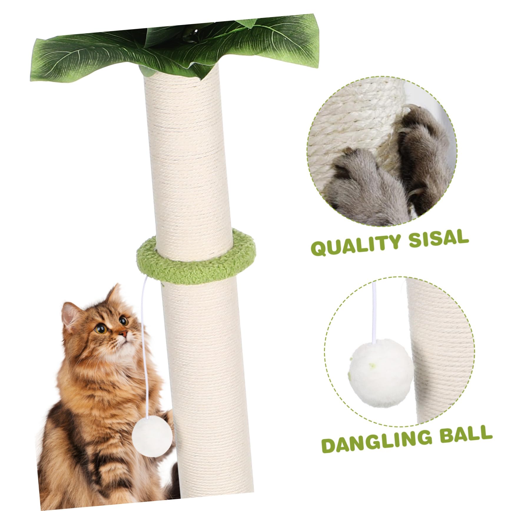 HAPINARY Cat Toy Cat Scratching Board Vertical Scratching Post Scratcher for Cats Cat Scratching Post Cat Claw Grinding Post Decorative Kitten Scratcher Household Kitten Scratcher Cloth