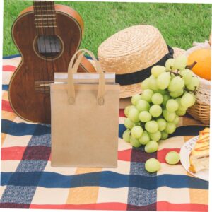 TOKIDNY 50 Pcs Insulated Food Deliveries Bags Restaurant Takeaway Bags Cold Or Hot Food Thermal Bags For Restaurant Store Picnics Party