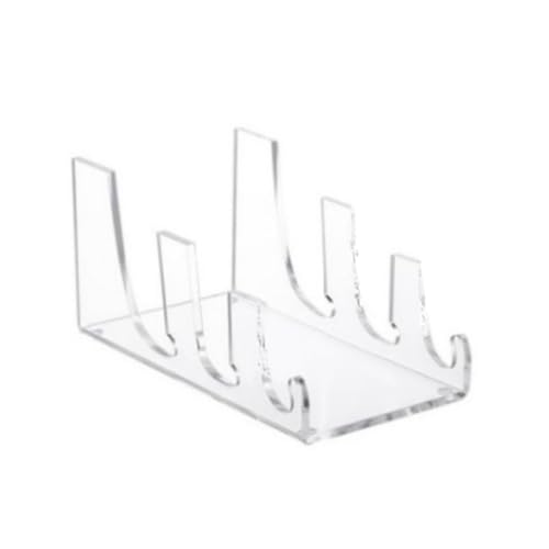 YZYDF Acrylic Food Display Stand 2/3 Layer Setting Plates Rack for Restaurants Multilayer Dinnerware Holder