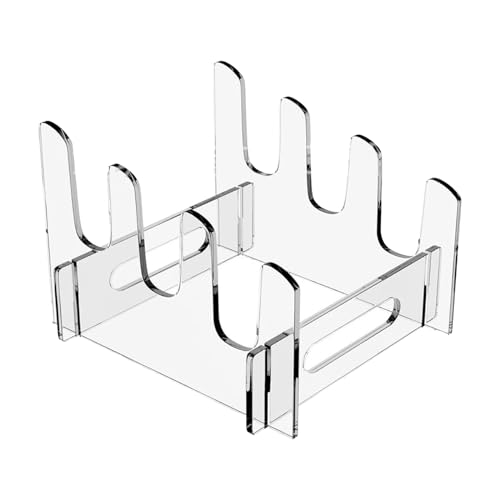 YZYDF Multi Tiered Acrylic Food Tray Stand Space Saving and Easy to Storage for Parties and Buffets