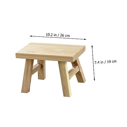 GLSTOY Wooden Stool Stool Foot Stool Footstool for Toilet Stepping Stool for Adults Step Stool Bathroom Stool Small Short Stool Small Footstool Stools for Adults