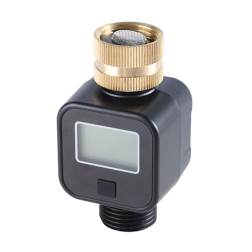 Water Flowmeter With Brass Inlet 3/4'' Thread Flowmeter IP55 Measure Gallon/Liter Consumption And Rate