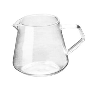 crafthrou 1pc coffee pot manual espresso maker espresso machines coffee frothing pitcher expresso coffee cup espresso frothing cup stovetop tea kettle clear water bottles teapot beaker glass