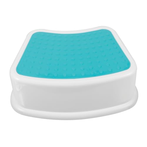 MOLUCKFU 1pc Plastic Stool Footstool Toilet Step Stool for Thicken Toilet Stool Child Step Stool Camp Stepping Stool Stable Toilet Chair Stepping Stool for Poop Chair Blue