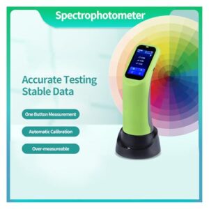 Colorimeter, CR110 High-Precision Portable Spectrophotometer, Plastic Paint Ink Color Mixing and Matching Colorimeter(CR230)