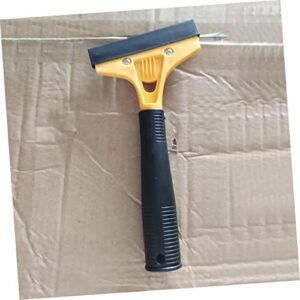 PRETYZOOM 1pc Razor Scraper Cleaning Shovel Tile Cleaning Tool Plastic Steel Ceramic Cleaning Scraper