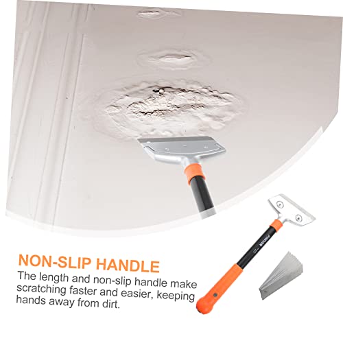 MERRYHAPY 1 Set Cleaning Blade Limpiar Cement Scraper Tool Floor Wall Scraper Floor Cleaning Shovel Paint Scraper Angle Cleaning Scrapers Erramientas Handle Tile Aluminum Alloy