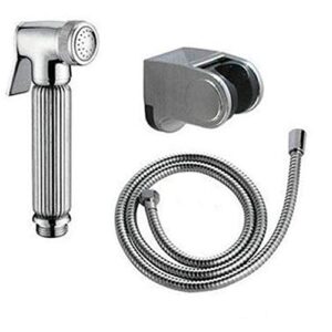 jiytg toilet brush bidet sprayer kit full copper pressurized toilet bidet shower spray gun