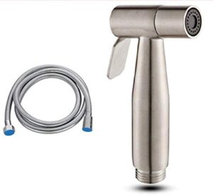 jiytg toilet brush bidets handheld toilet bidet shower sprayer bidet bidet washer 304 stainless steel toilet spray gun faucet set