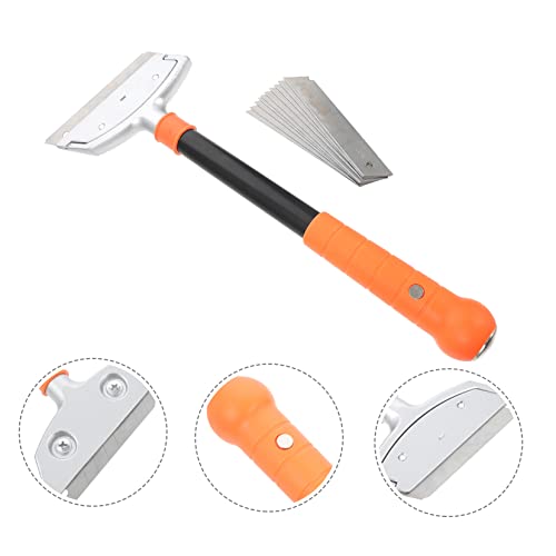 MERRYHAPY 1 Set Cleaning Blade Limpiar Cement Scraper Tool Floor Wall Scraper Floor Cleaning Shovel Paint Scraper Angle Cleaning Scrapers Erramientas Handle Tile Aluminum Alloy