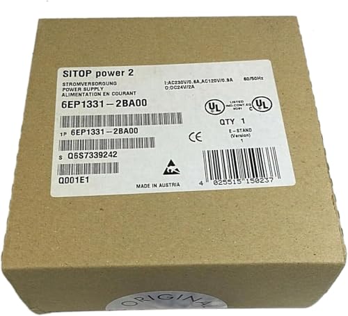 6EP1331-2BA00 24 V DC/2 A Power Supply 6EP13312BA00 Sealed in Box 1 Year Warranty