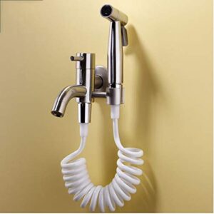 jiytg bidet sprayer 304 stainless steel hand held bidet sprayer bathroom kitchen toilet faucet toilet spray gun