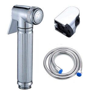 jiytg toilet brush shower kit bidet muslim shower tap into a shower or bidet bidet spray gun set toilet flusher plastic handheld cleaning pressurized shower tube