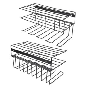 Power Tool Organizer, Floating Tool Shelf Wall Mounted, Power Tool Organizer Wall Mount, 3 Layers Storage Rack, Heavy Duty Tool Storage Rack for Garage Organizer