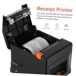 Anneome Abs Black Thermal Label Printer Receipt Printer Thermal Paper Printer Printer