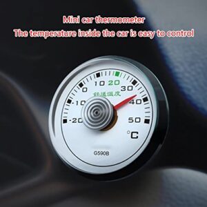 CAZSTYK 50mm Car/Refrigerator -20 to 50℃/-20 to 20℃ Dial Temperature Gauge