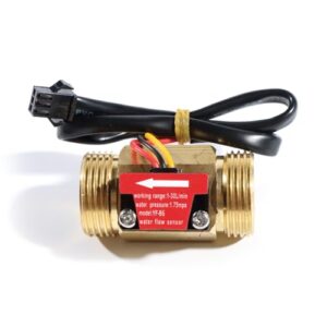 HEYXI 3/4'' Water Flows Sensors Flows Meter Flowmeter Counter Water Flows Sensors DC3.5V-24V 1-30L/min