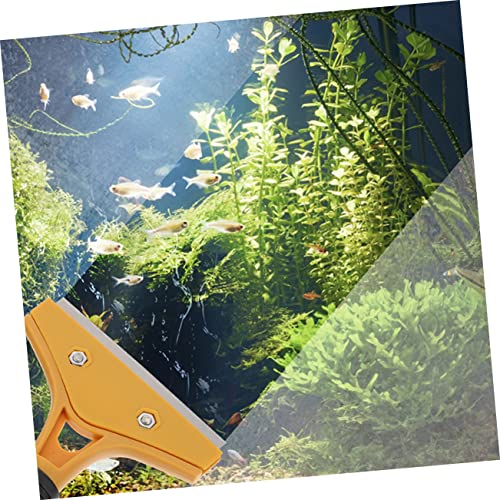 PRETYZOOM 1pc Razor Scraper Cleaning Shovel Tile Cleaning Tool Plastic Steel Ceramic Cleaning Scraper