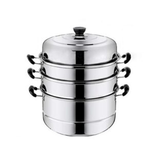 4 layer stainless steel thicken steamer pot steam pot boiler induction cooker steaming pot soup pot for kitchen cookware tools