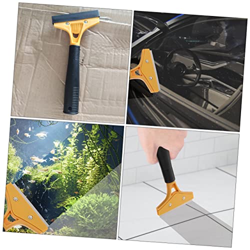 PRETYZOOM 1pc Razor Scraper Cleaning Shovel Tile Cleaning Tool Plastic Steel Ceramic Cleaning Scraper