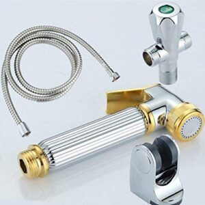 jiytg toilet brush bidet sprayer kit hand held shower bidet tap spray booster toilet bidet shower spray gun